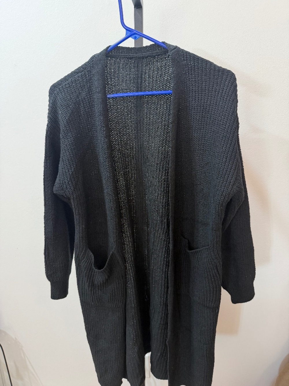 Long Black Cardigan